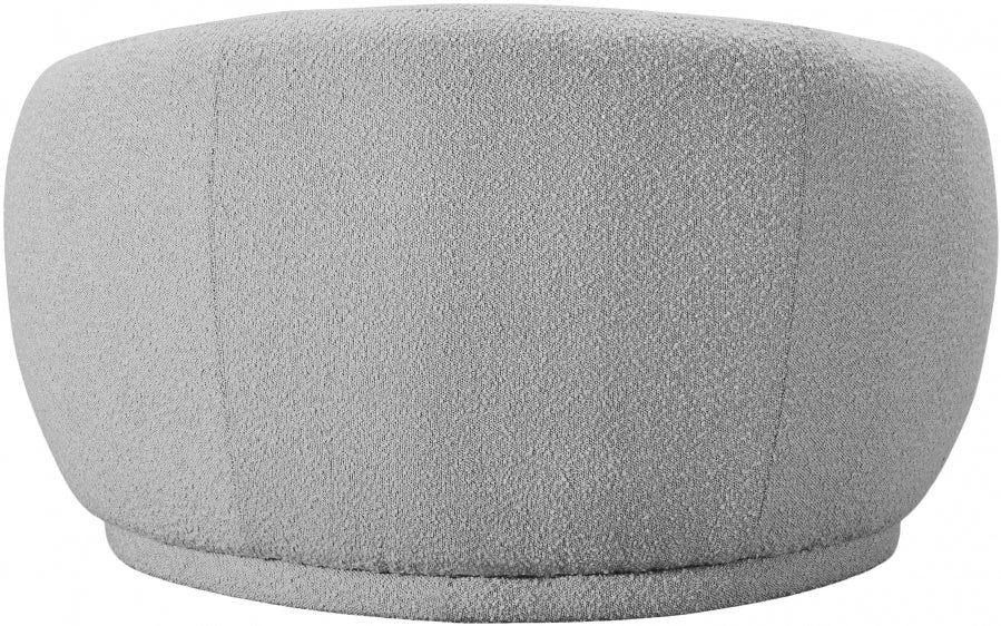 Chaise Hyde en tissu bouclé