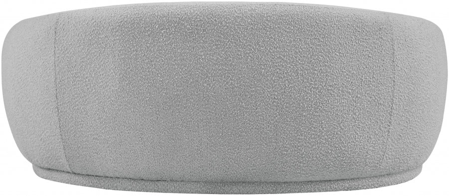 Causeuse en tissu bouclé Hyde 