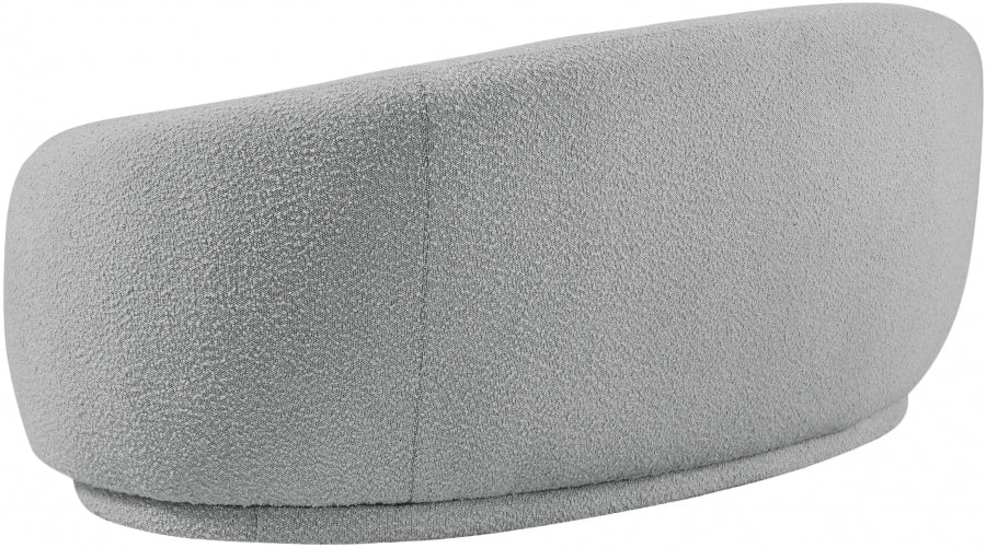 Causeuse en tissu bouclé Hyde 