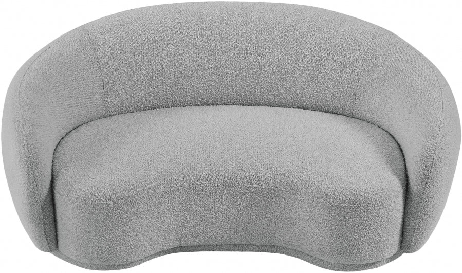 Causeuse en tissu bouclé Hyde 