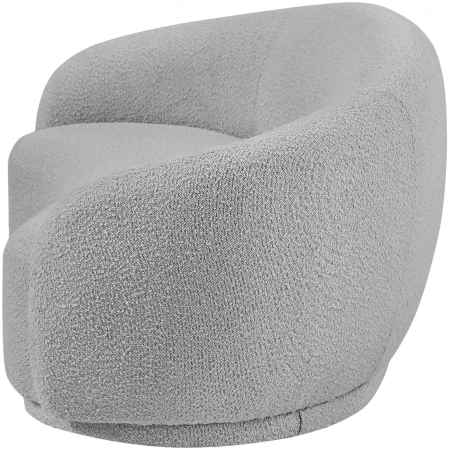 Causeuse en tissu bouclé Hyde 