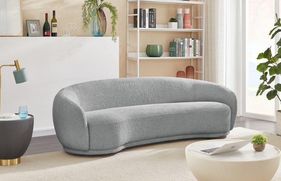 Canapé Hyde en tissu bouclé