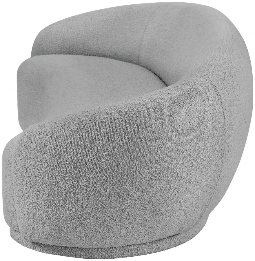 Canapé Hyde en tissu bouclé