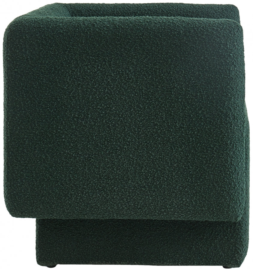 Chaise d'appoint Vera en tissu bouclé