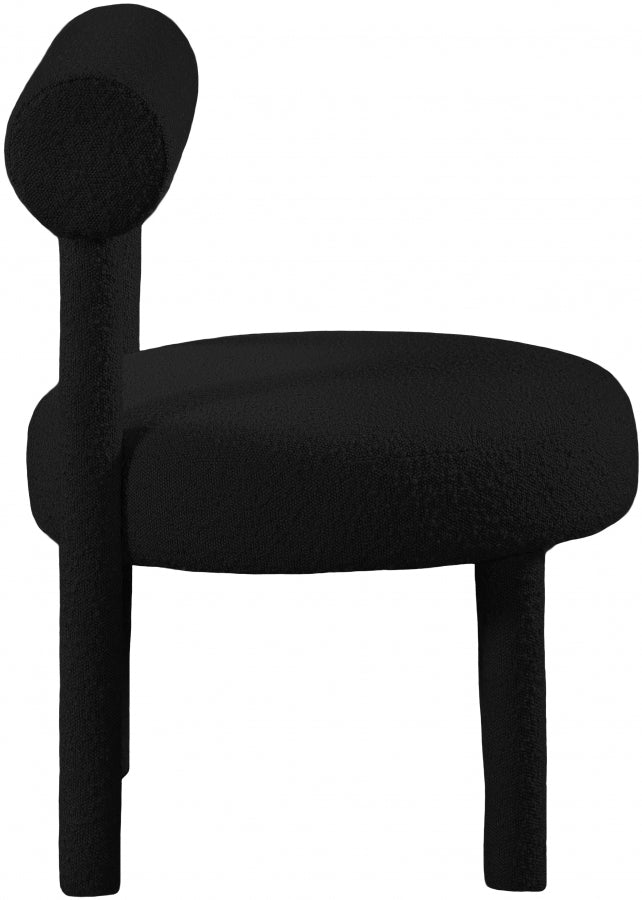 Chaise d'appoint Parlour en tissu bouclé