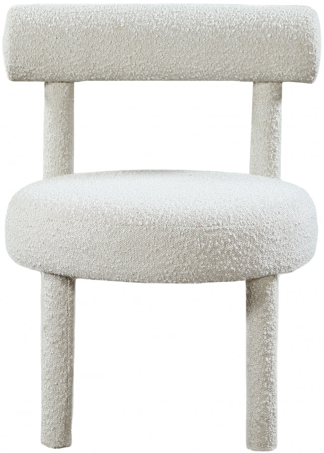 Chaise d'appoint Parlour en tissu bouclé