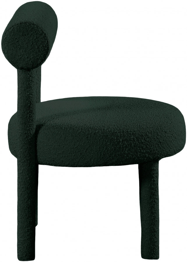 Chaise d'appoint Parlour en tissu bouclé