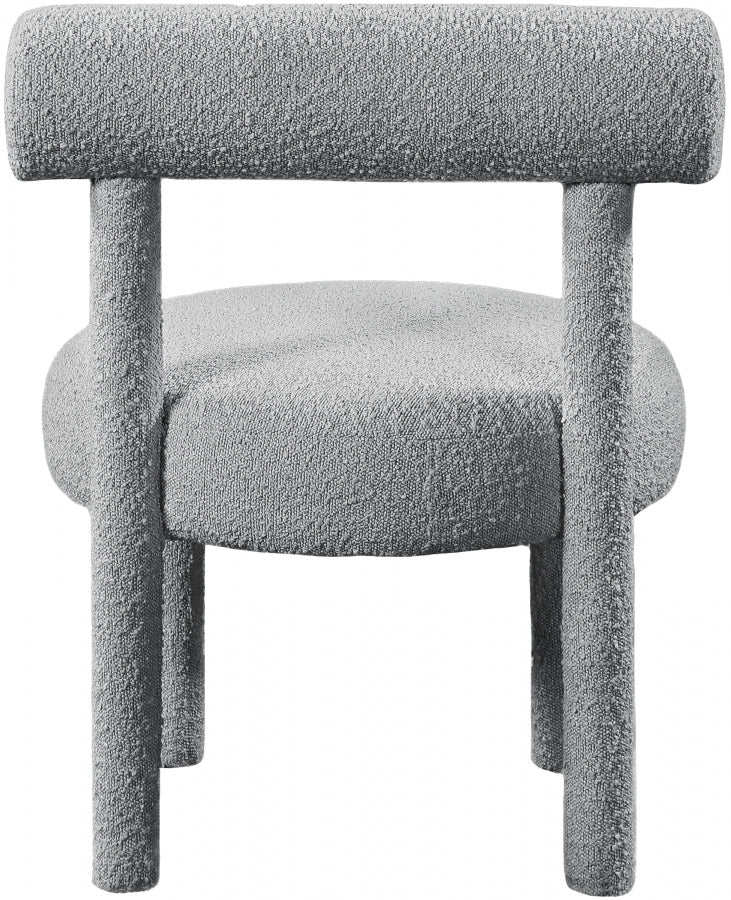 Chaise d'appoint Parlour en tissu bouclé