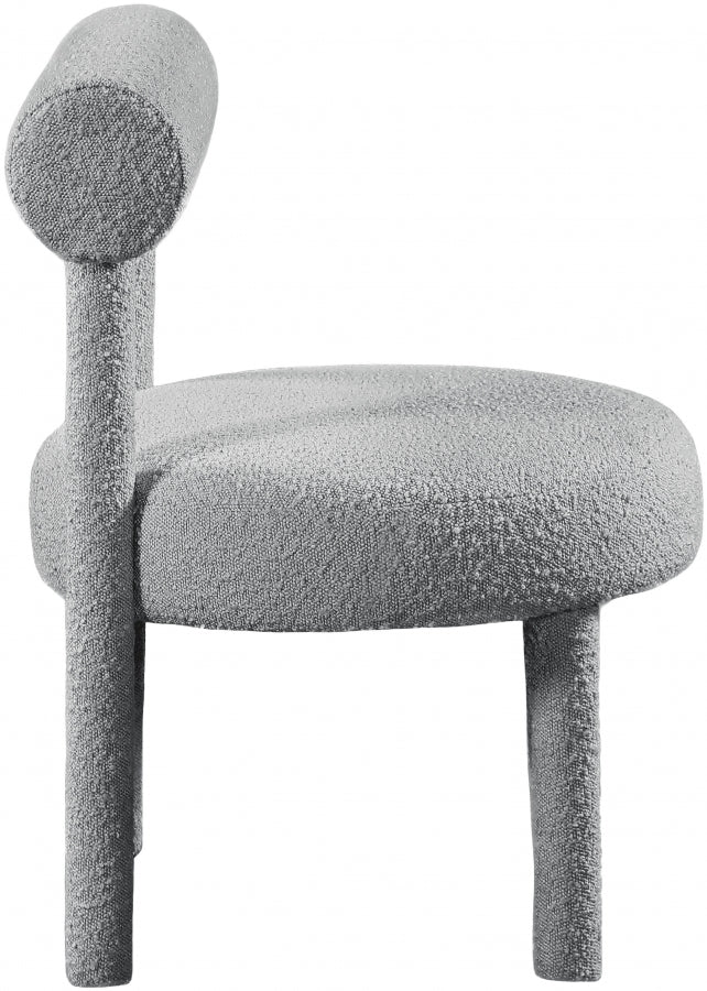 Chaise d'appoint Parlour en tissu bouclé