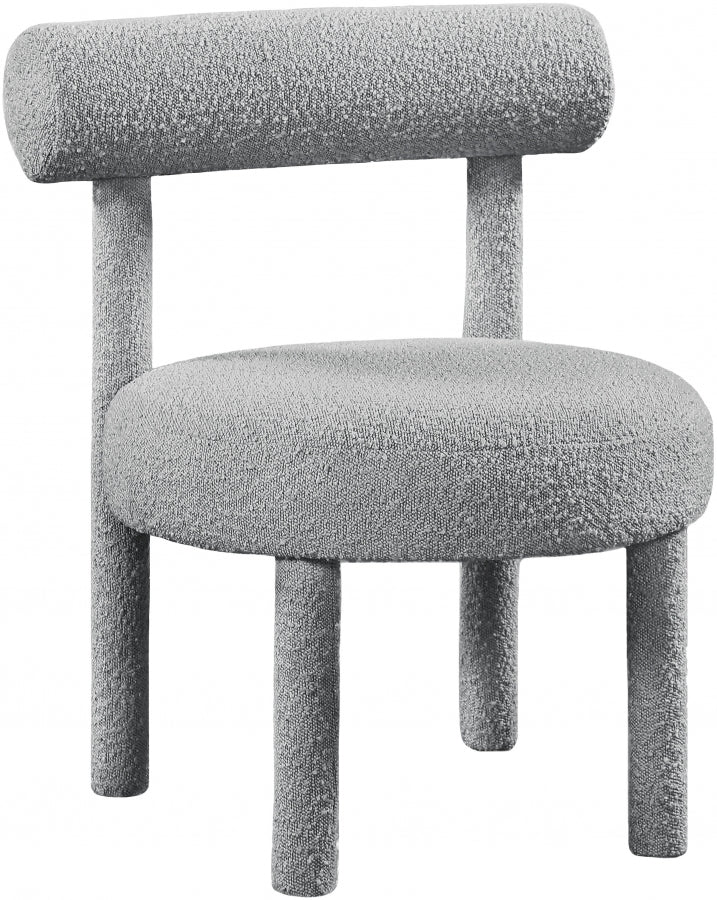 Chaise d'appoint Parlour en tissu bouclé
