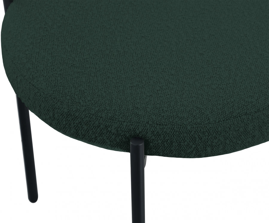 Chaise de salle à manger Beacon en tissu bouclé