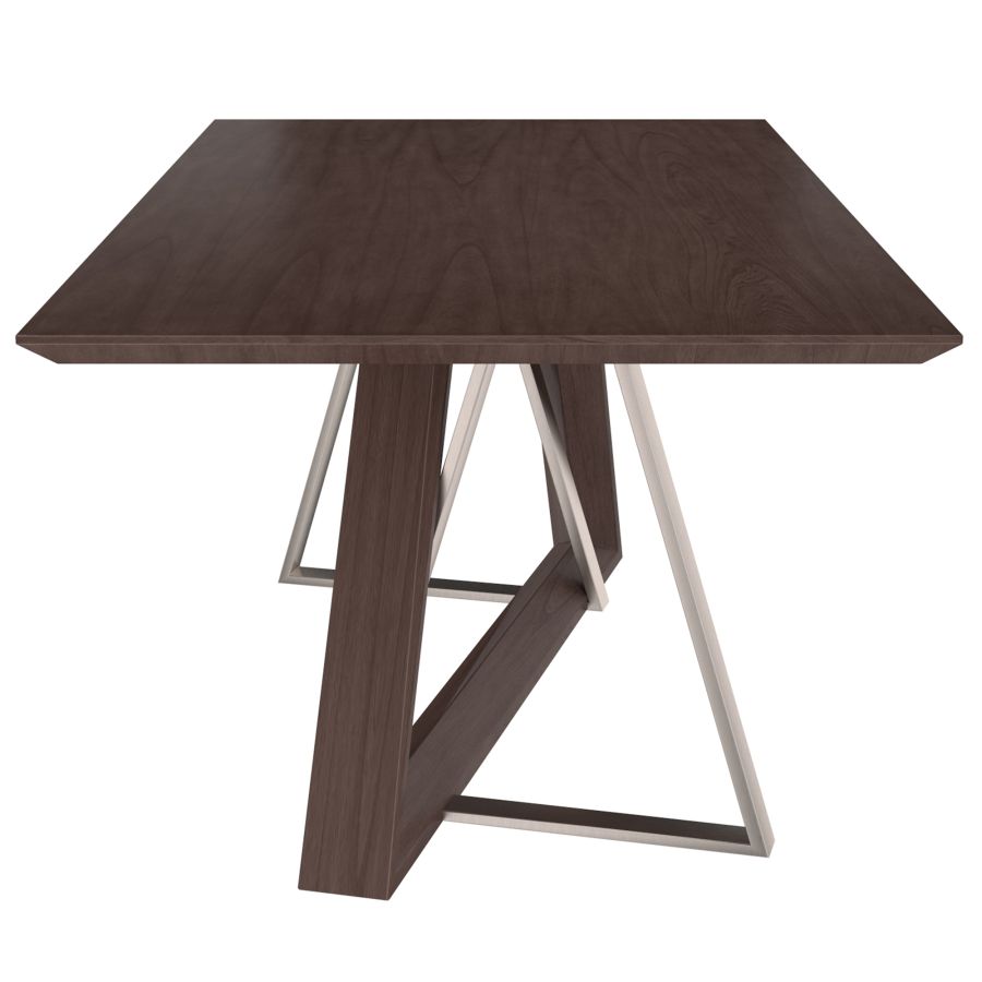 Table de salle à manger rectangulaire Drake en noyer