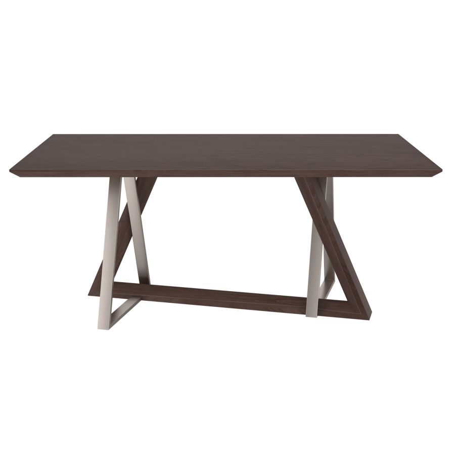 Table de salle à manger rectangulaire Drake en noyer