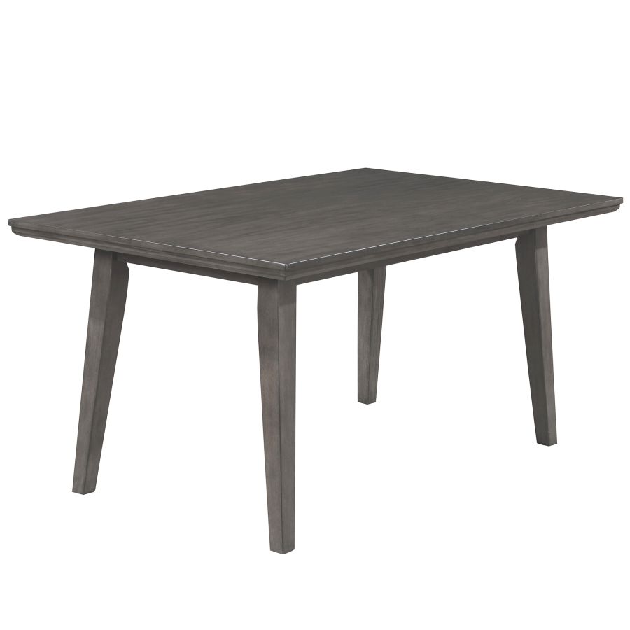 Table de salle à manger rectangulaire Ashland en gris