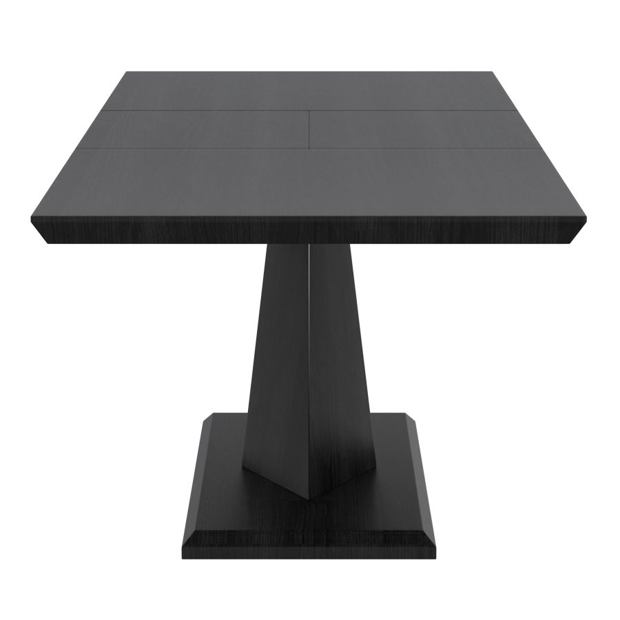 Table de salle à manger Eclipse avec rallonge en noir