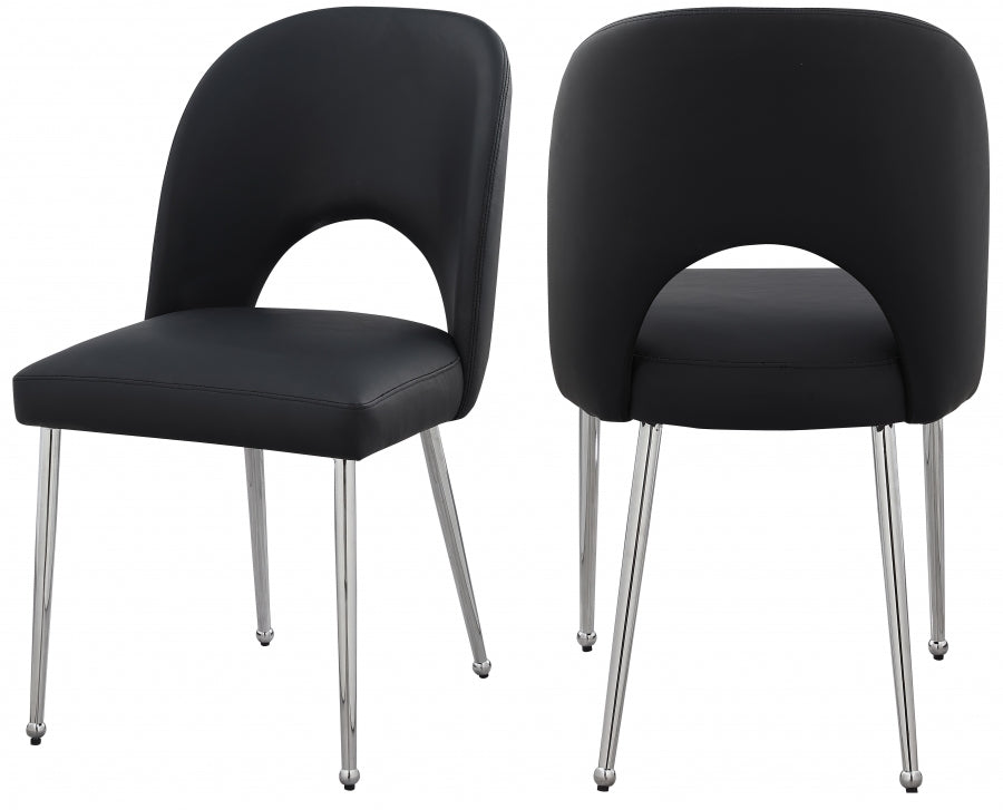 Chaise de salle à manger en similicuir Logan