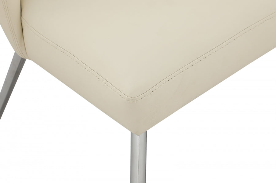 Chaise de salle à manger en similicuir Logan