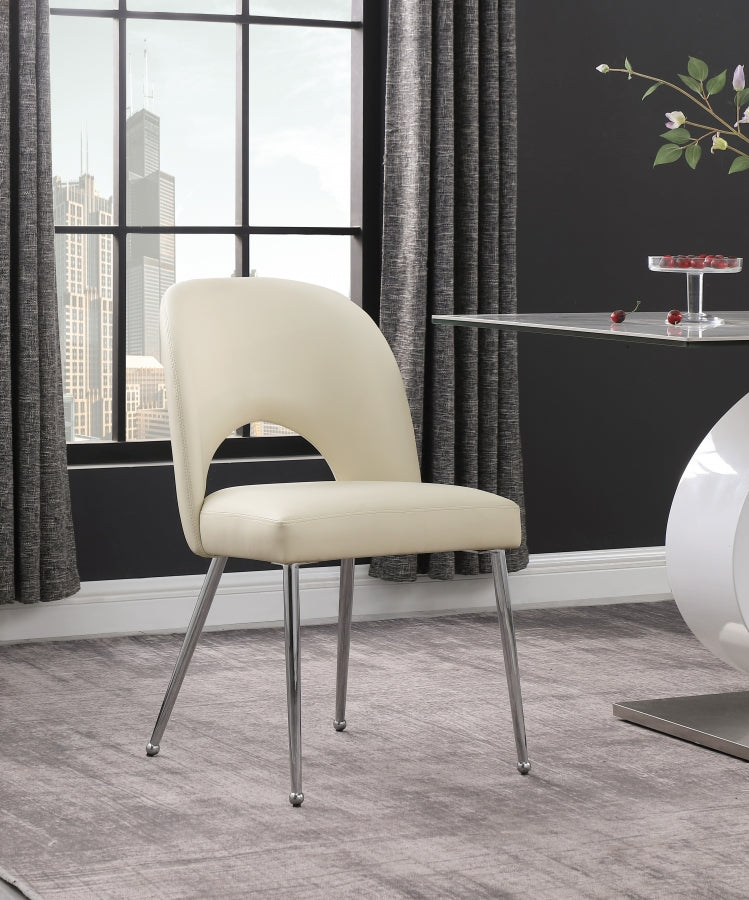 Chaise de salle à manger en similicuir Logan