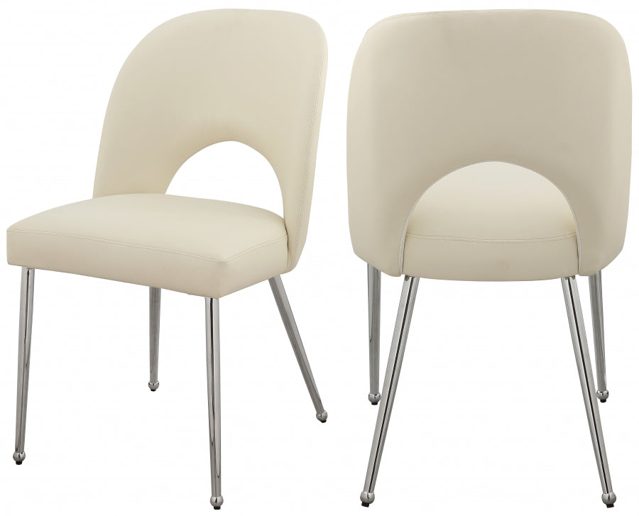 Chaise de salle à manger en similicuir Logan