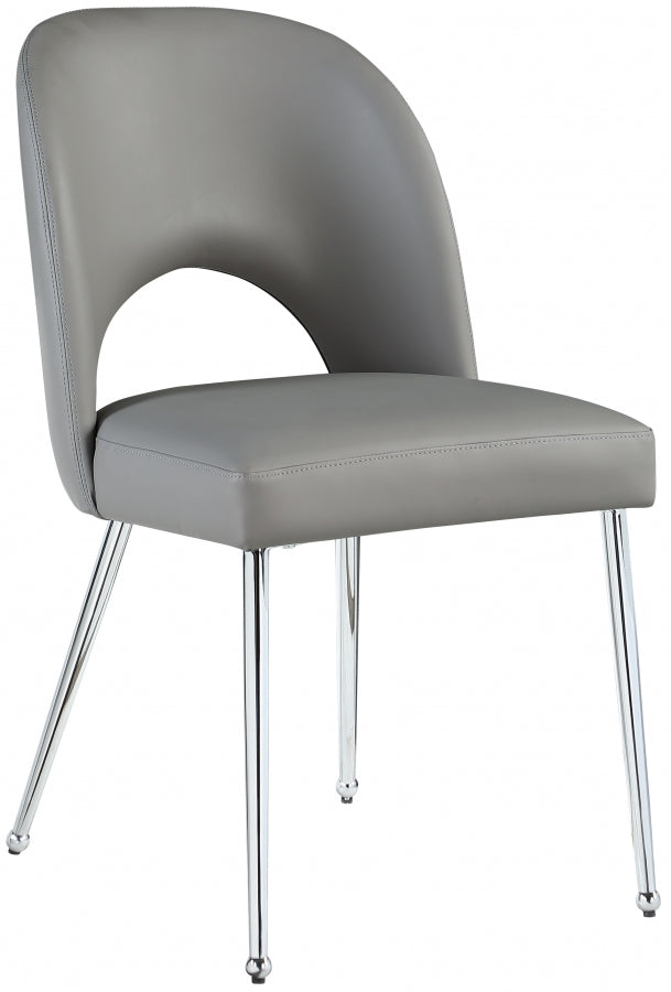 Chaise de salle à manger en similicuir Logan
