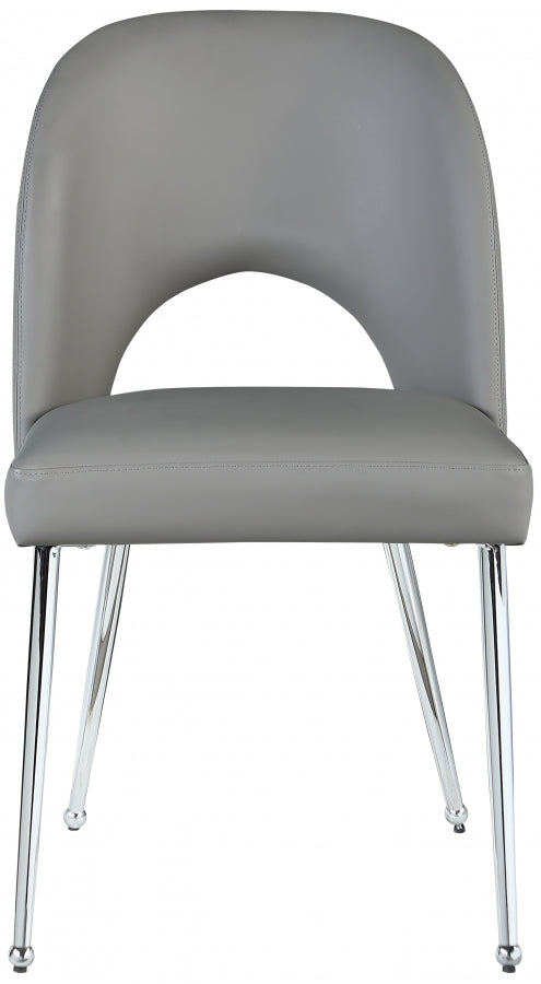 Chaise de salle à manger en similicuir Logan