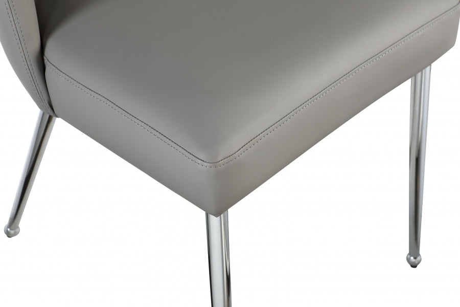 Chaise de salle à manger en similicuir Logan
