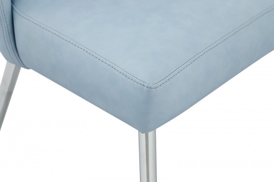 Chaise de salle à manger en similicuir Logan