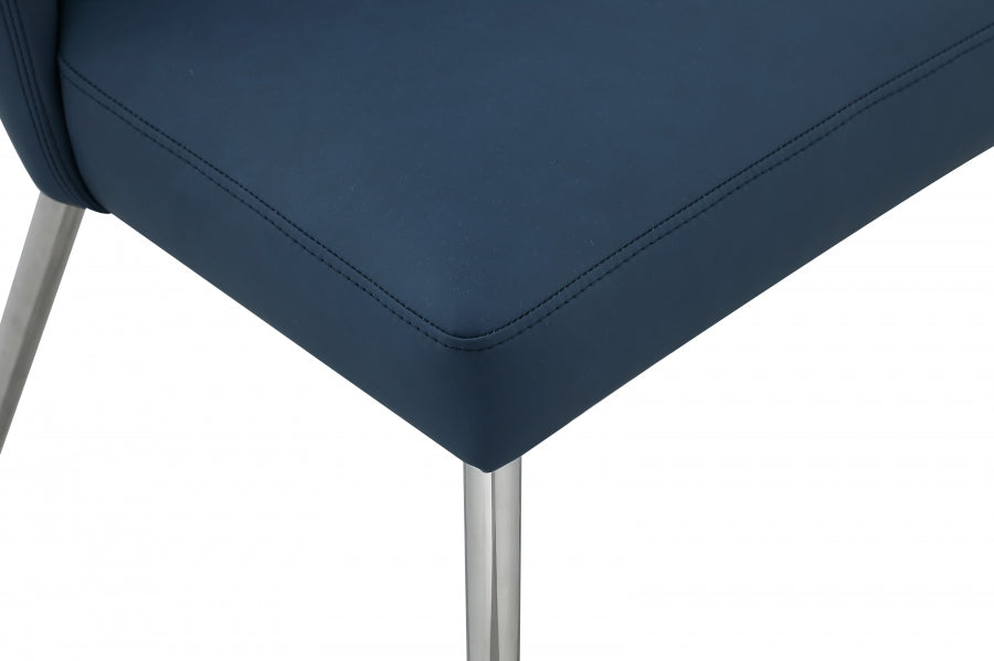 Chaise de salle à manger en similicuir Logan