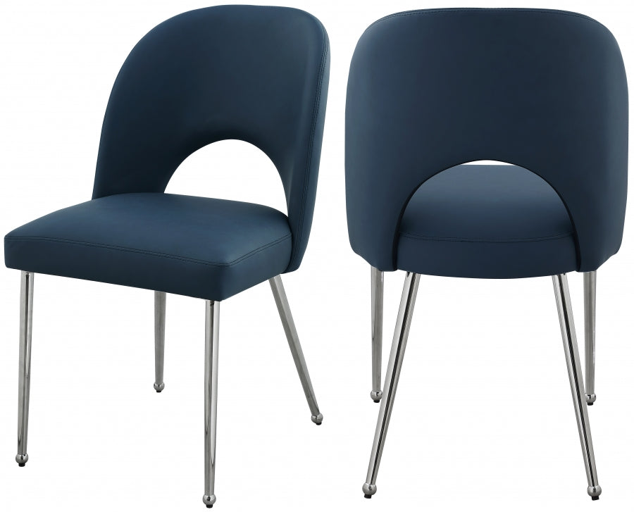 Chaise de salle à manger en similicuir Logan