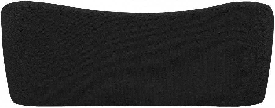 Banc Flair en tissu bouclé