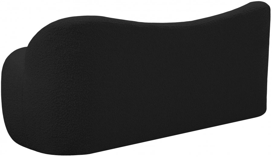 Banc Flair en tissu bouclé