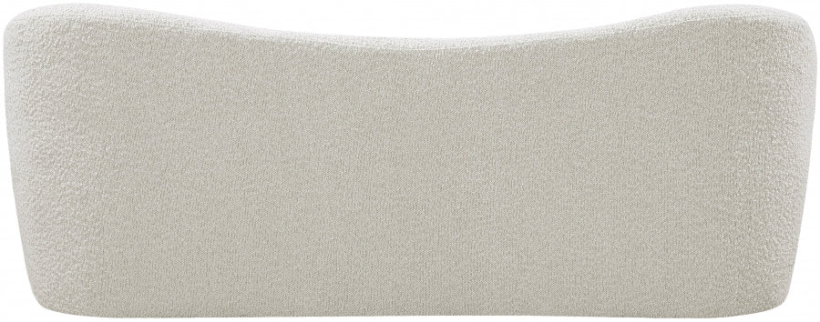 Banc Flair en tissu bouclé