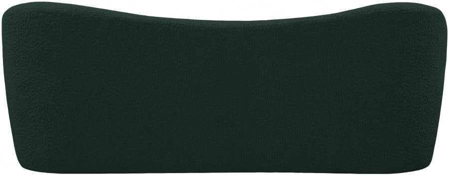 Banc Flair en tissu bouclé