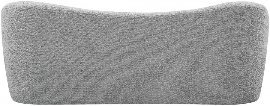 Banc Flair en tissu bouclé