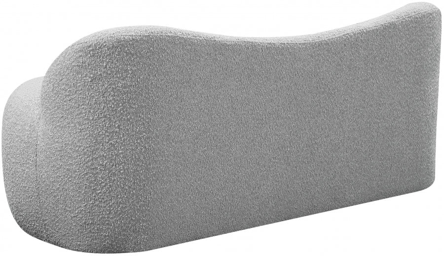 Banc Flair en tissu bouclé