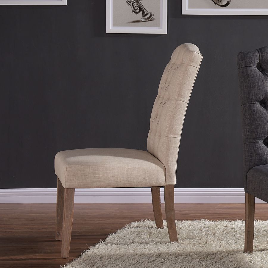 Méridienne d'appoint Lucian, lot de 2 en beige