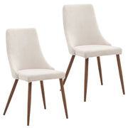 Méridienne d'appoint Cora, lot de 2 en beige