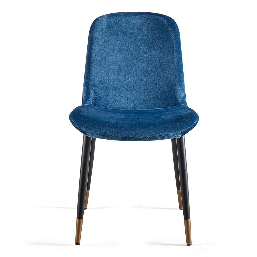 Gabi Side Chair, lot de 2, en bleu