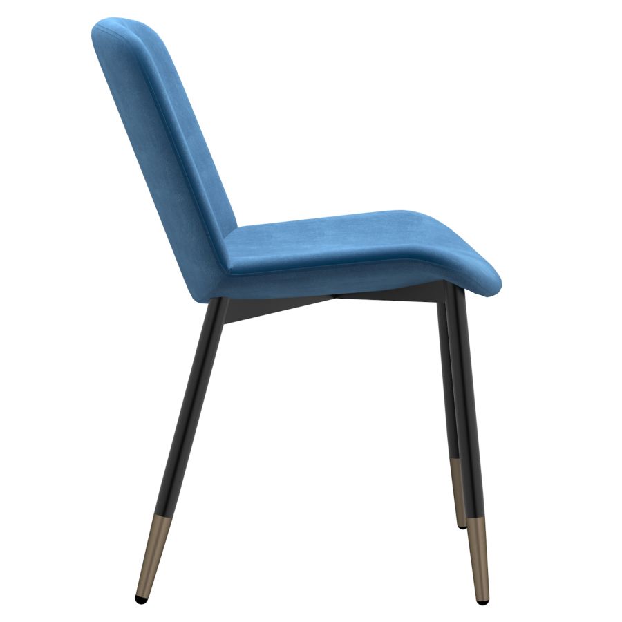 Gabi Side Chair, lot de 2, en bleu