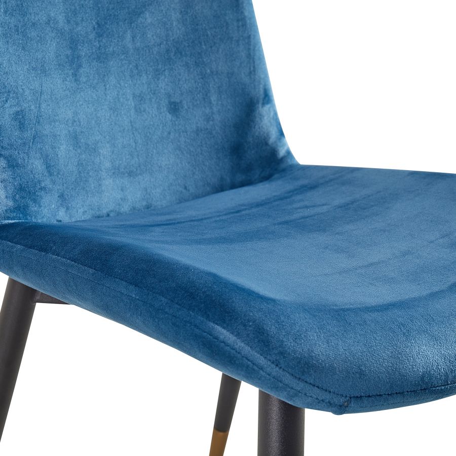 Gabi Side Chair, lot de 2, en bleu