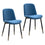 Gabi Side Chair, lot de 2, en bleu