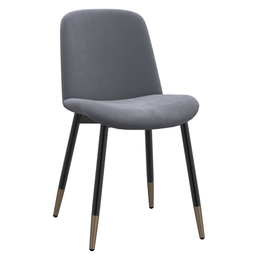 Gabi Side Chair, lot de 2, en gris 
