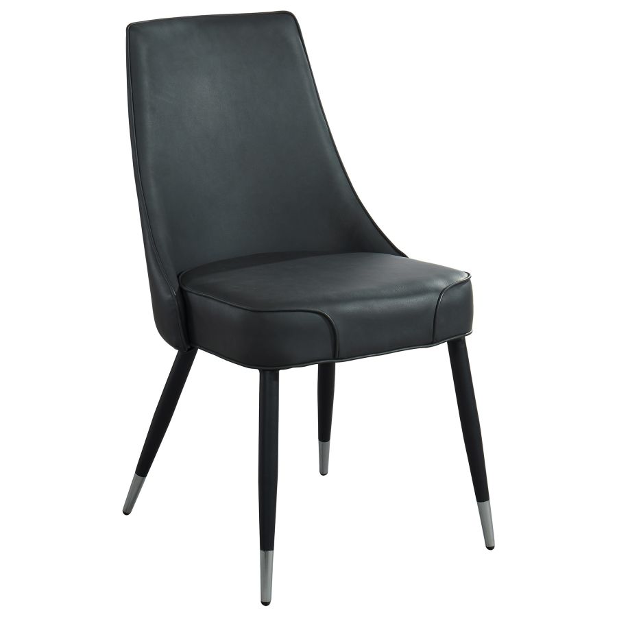 Chaise d'appoint Silvano, lot de 2 en Vintage Grey