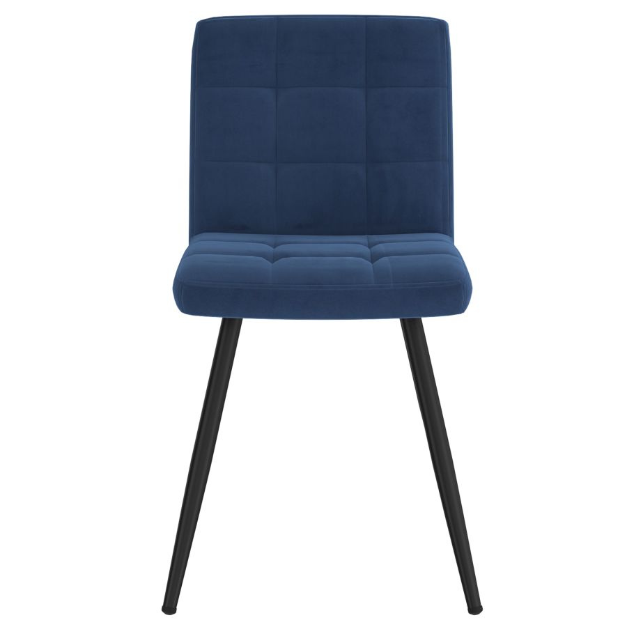 Chaise d'appoint Suzette, ensemble de 2 en bleu