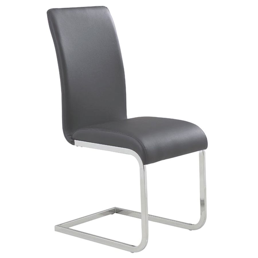 Chaise d'appoint Maxim, lot de 2 en gris
