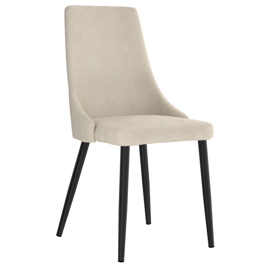 Chaise d'appoint Venice, lot de 2 en beige