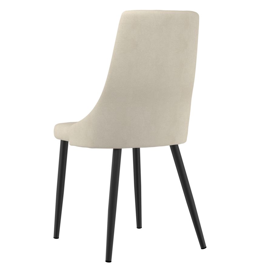 Chaise d'appoint Venice, lot de 2 en beige