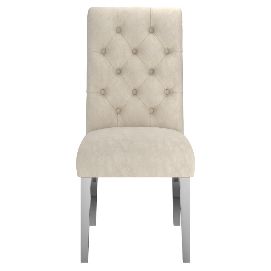 Chloe Side Chair, ensemble de 2 en beige
