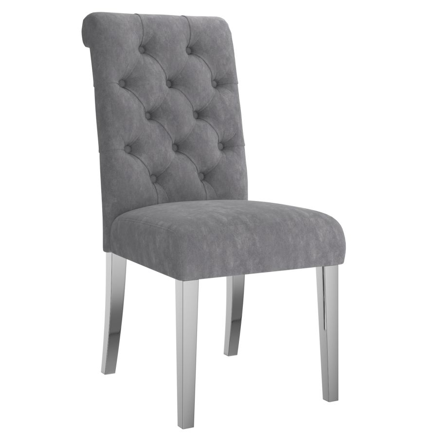 Chloe Side Chair, ensemble de 2 en gris