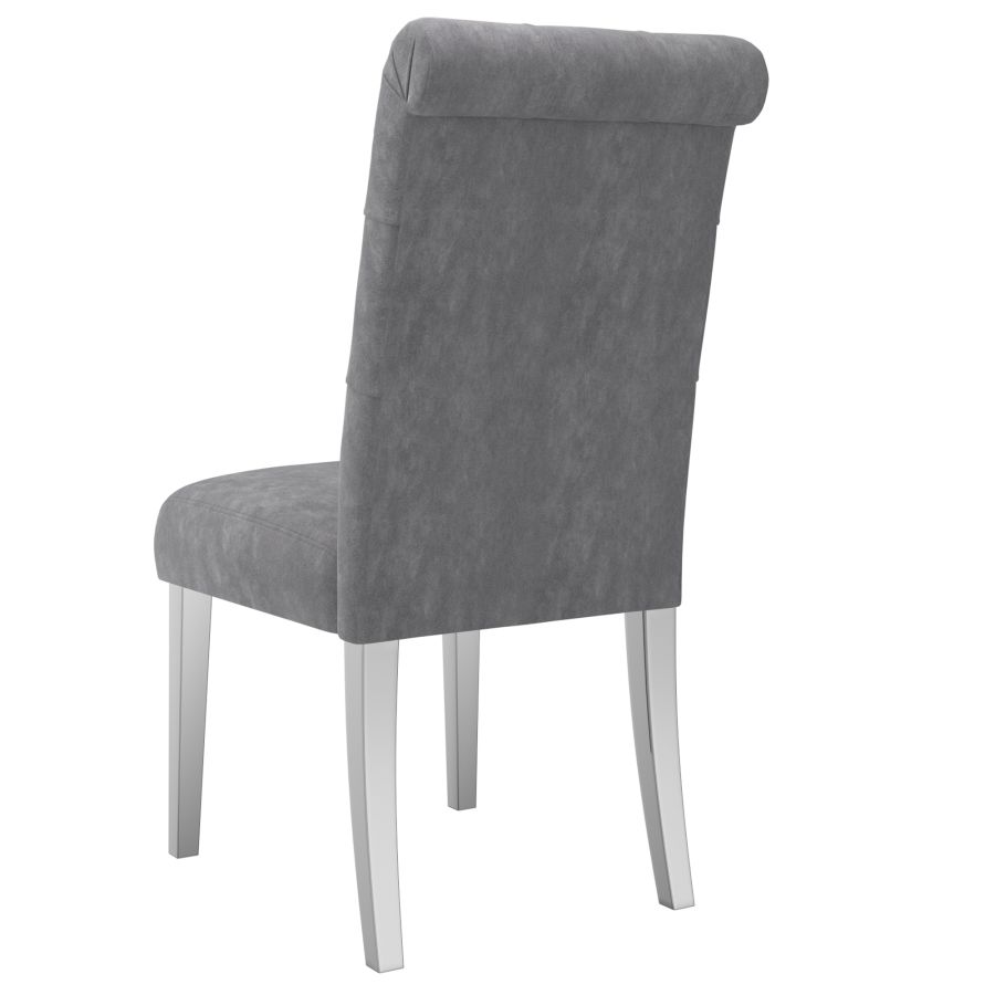 Chloe Side Chair, ensemble de 2 en gris